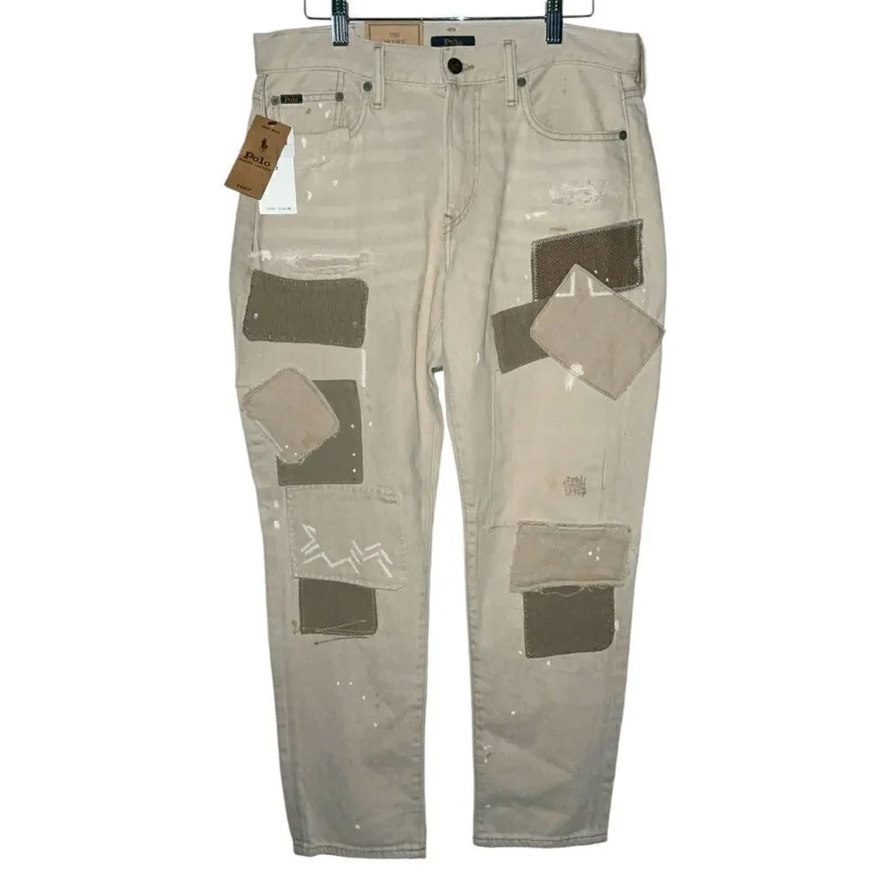 Polo Ralph Lauren “The Avery Boyfriend” patch Jeans